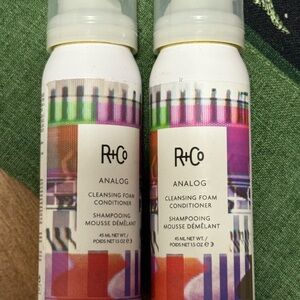 NEW 2 R+Co Analog Cleansing Foam Conditioner